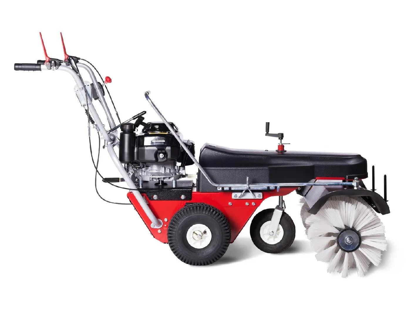 4F Schmutz- und Schneekehrmaschine Limpar 102 B&S E-Start mit Kehrbürstensatz