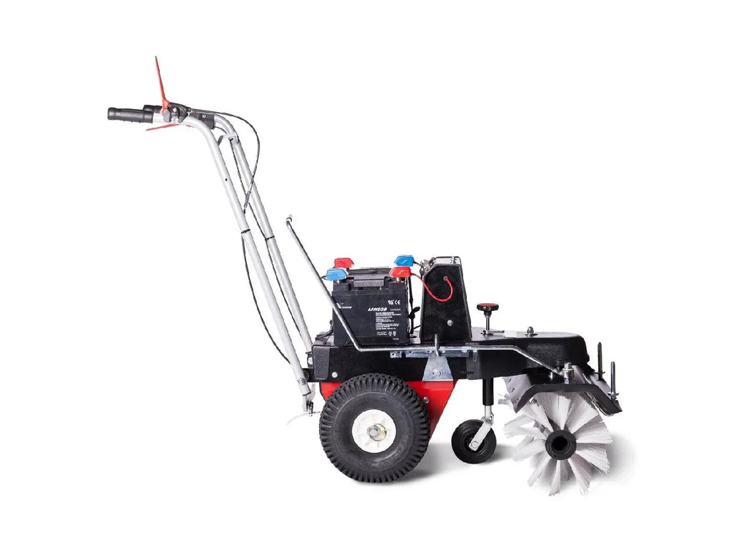 4F Schmutz- und Schneekehrmaschine Limpar Akku 52 mit Seitenbesen Rechts