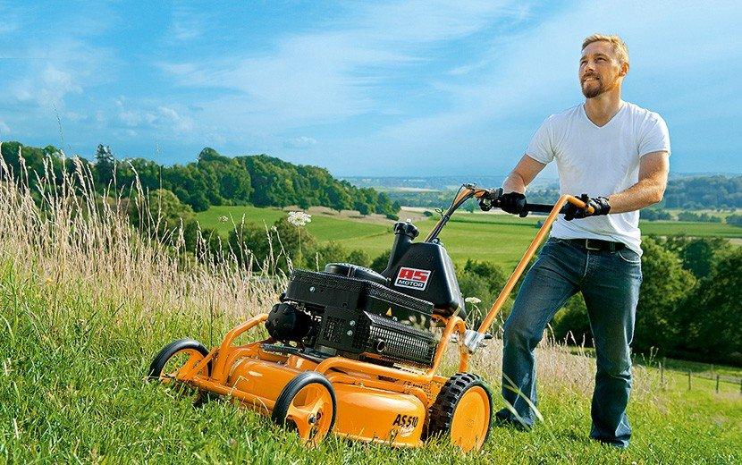 AS-Motor Benzin-Mulchmäher 510 ProClip 2T ES A 2in1