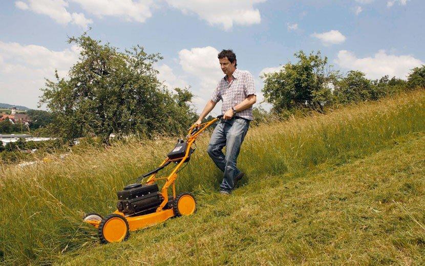 AS-Motor Profi-Seitenauswurfmäher mit Vario-Allradantrieb 53 2T ES 4WD RB