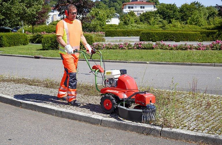 Agria Wildkrautbürste 8100 - ohne Bereifung und Lenker-Bürstenverstellung