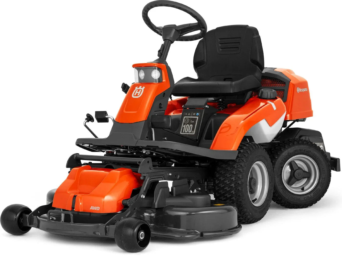 Husqvarna Profi-Frontmäher R 216T AWD Combi 103 Winterpaket mit Schneeschild und Gummileiste