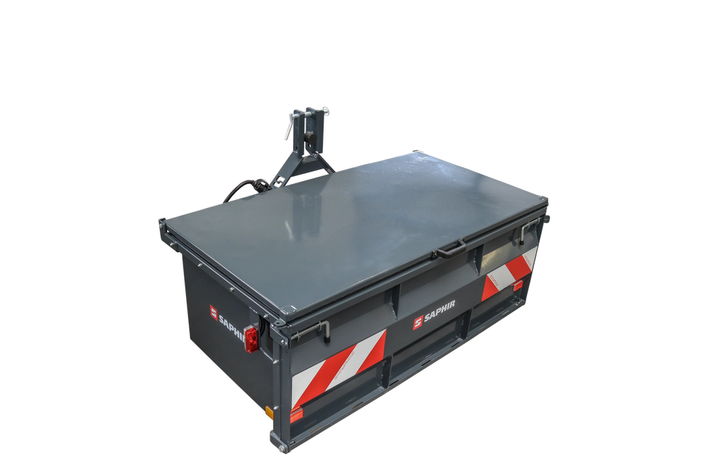SAPHIR Transportbox TB 141 - Euro- und Dreipunktaufnahme, Spritzwassergeschützt