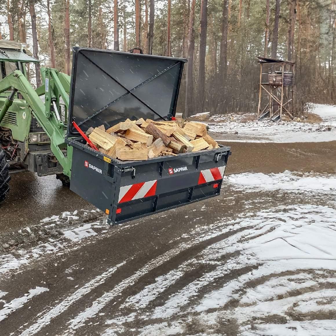 SAPHIR Transportbox TB 141 - Euro- und Dreipunktaufnahme, Spritzwassergeschützt
