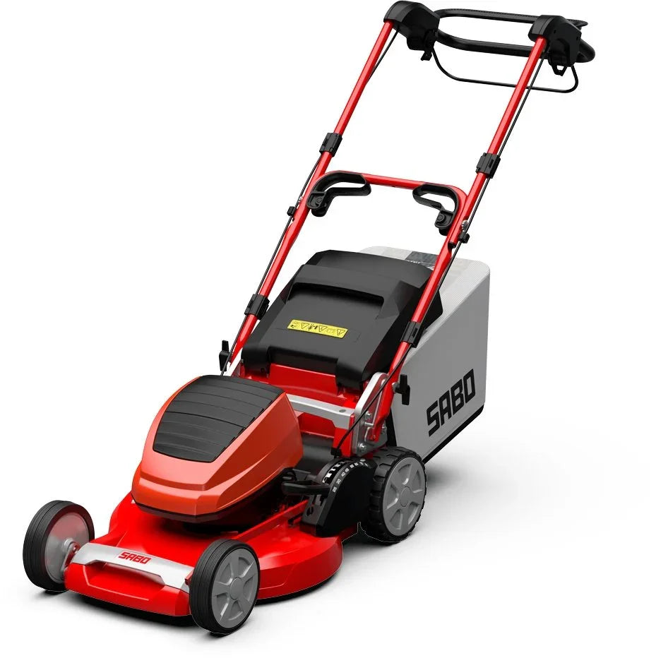 Sabo Akku-Rasenmäher 47-Accu VARIO mit 3 x 4 Ah Akku und Schnellladegerät