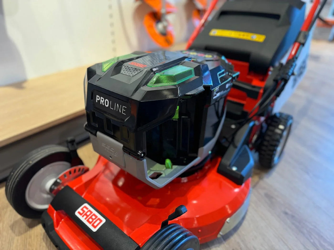 Sabo Profi-Akku-Rasenmäher mit Radantrieb 47-PRO E VARIO ohne Akku und Ladegerät