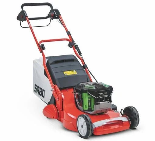 Sabo Profi-Akku-Rasenmäher mit Walze und Radantrieb 54-E R Vario