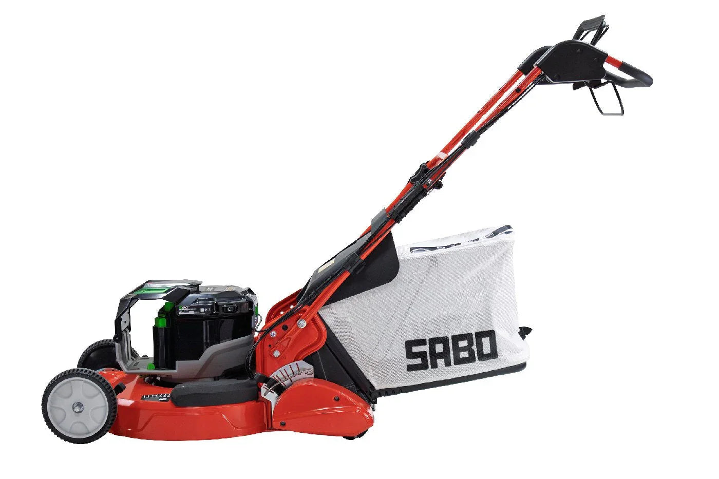 Sabo Profi-Akku-Rasenmäher mit Walze und Radantrieb 54-E R Vario