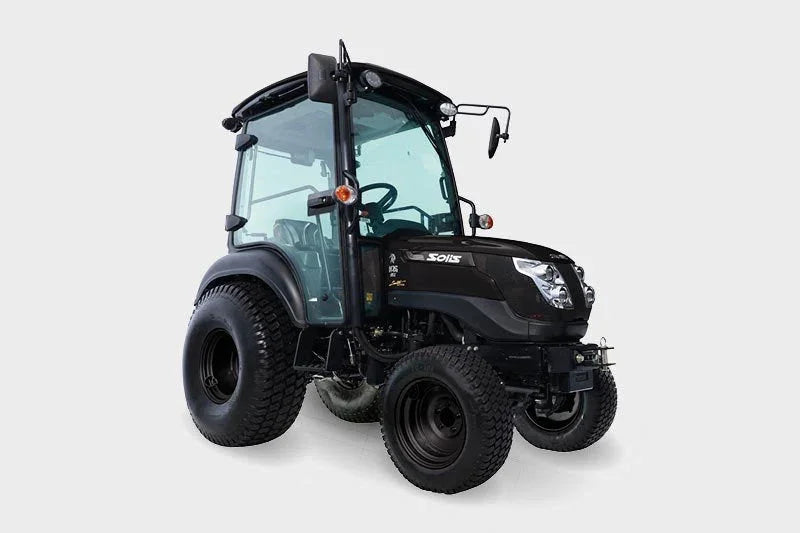 Solis Kompakttraktor 26 HST Panther in schwarz mit Kabine Grundmaschine ohne Bereifung