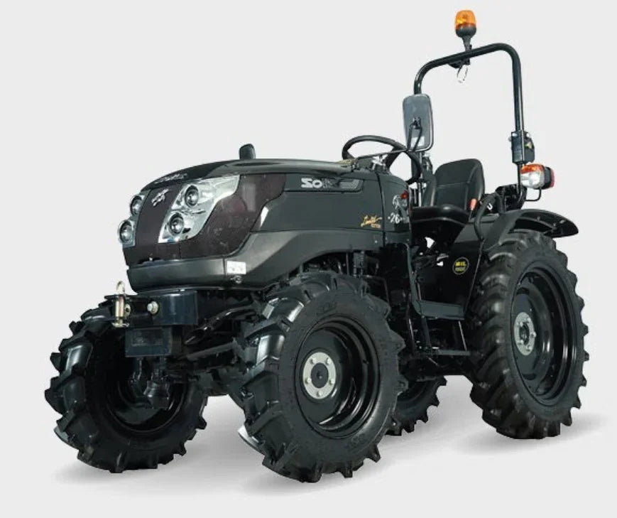 Solis Kompakttraktor 26 Panther in Schwarz mit Seitenschaltung Grundmaschine ohne Bereifung