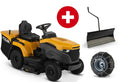 Stiga Rasentraktor Estate 598 W Special HONDA - Winterpaket mit Schneeschild und Schneeketten