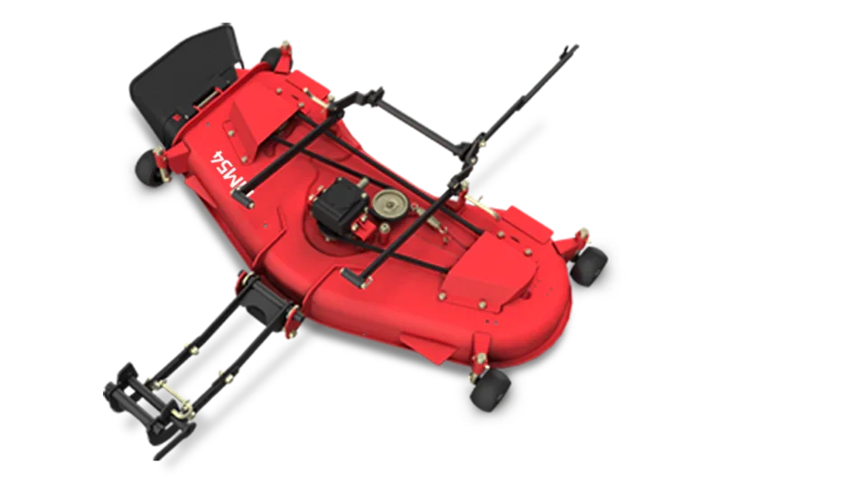 Tym Allrad-Diesel-Kleintraktor T194 mit Rasenbereifung und 137cm  Zwischenachsmähwerk