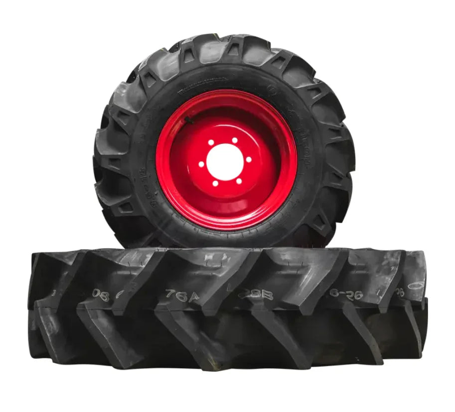 Tym Ackerstollenbereifung diagonal vorne: 9.5-16, hinten: 13.6-26 passend für 5025R, 5025C, 6225C